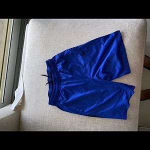 Nike blue shorts size m